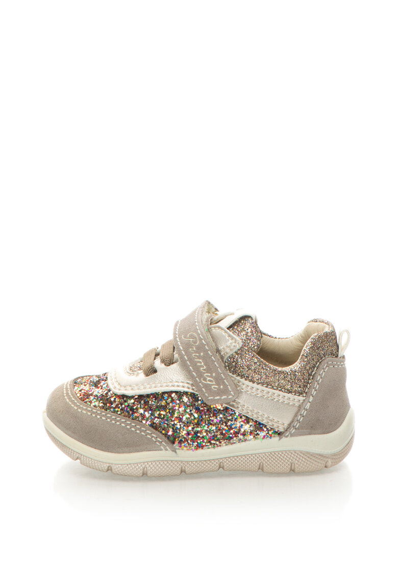 Pantofi sport cu insertie din paiete